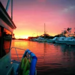 Honokohau Harbor at Sunset